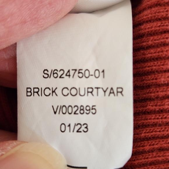 GAP Sleeveless Maxi Dress In Courtyard Brick L - Picture 9 of 9